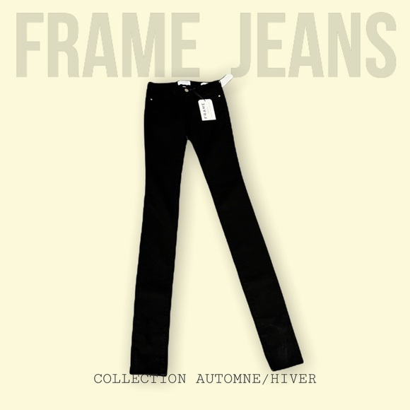 Frame Denim Denim - NWT Frame “Forever Karlie” Black skinny jeans​​​